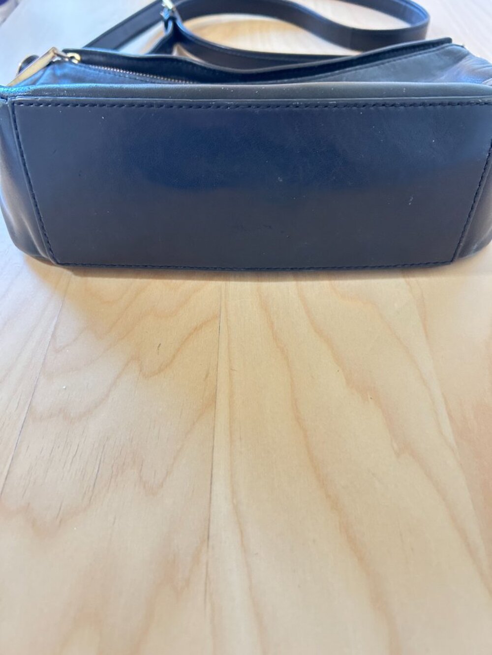 Lauren | Ralph Lauren Leather Crossbody Purse Black - Picture 10 of 16